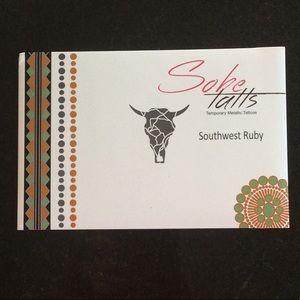Sobe Southwest Rugby temp metallic tattoo